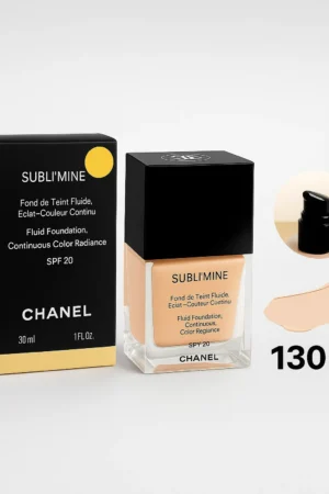 CHANEL SUBLIMINE Fluid Foundation SPF20 75ml (pack Of 6 / 6 Shades)